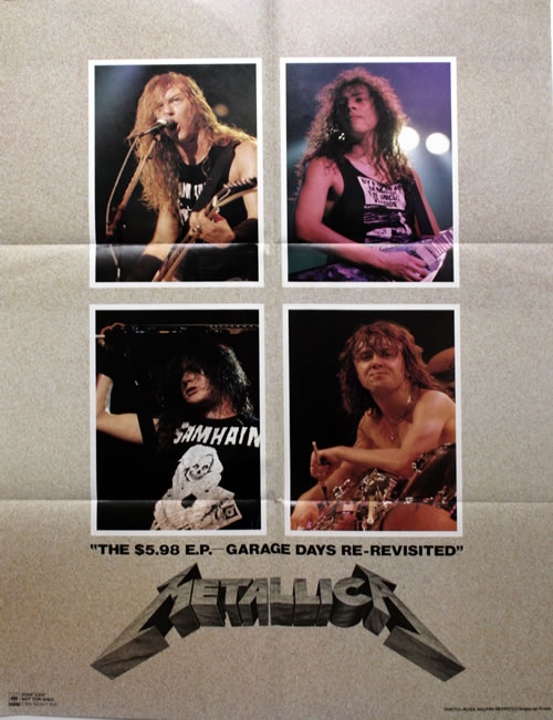 Metallica The $5.98 EP/Garage Days Re-Revisited + Poster Japanese